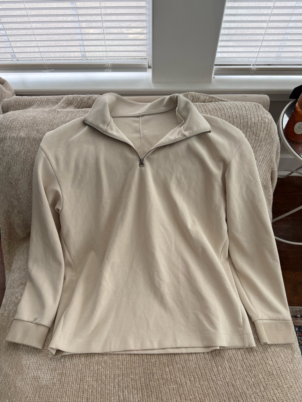Lululemon Tan Quarter Zip Pullover